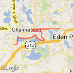 run from work route map