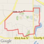 Football practice - long route route map