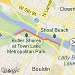 Quick AM run route map