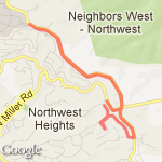 Everyday Run 3 miles route map