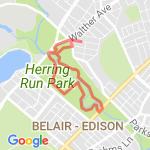 Herring Run Loop route map