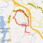 Dog Days race route map