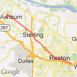 RESTON TRAINING route map