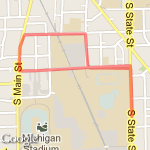 7/13/12 - 1 Elbel Loop route map