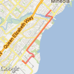 Southdown to TM route map