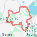 Prince-Park-Lars-Moss Hill Rd route map