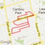 Aric 3 mile run route map