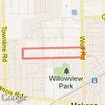 Mokena Lap route map