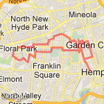 14 miles in garden city route map