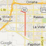 Centiennel Road and Back route map