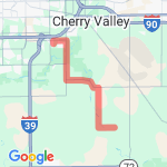 Out and Back to McNeal route map