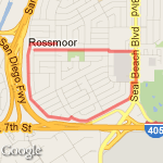 Rossmoor South Loop route map