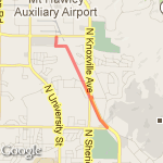 Rock Island Trail route map