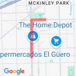 1st route (easy) route map