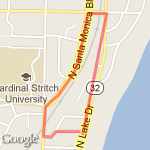 Green Tree Loop route map