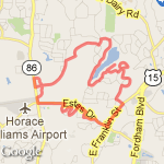 timber hollow 8miler route map