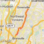 Bronx river run route map