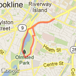 brigham circle and the pond route map