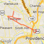 Short Providence Loop route map