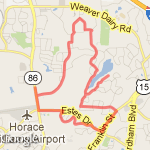 timber hollow 8miler route map