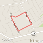 Morning run route map