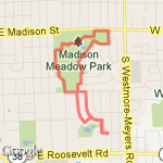 Walk/bike 2.86 route map