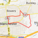 5 miles manchester route map