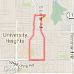 NDC JCU loop route map