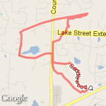 Saddlewwod/Ridgewood route map