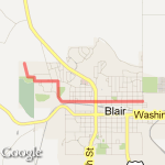 Run to School route map