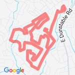 9.6 mile run route map
