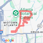 Virginia Highlands route map