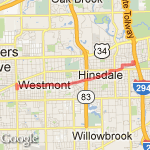 Burlington Bike Route (part of it) route map