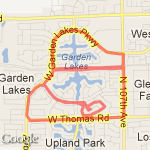 Another Bikeing Route route map