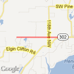 Powerline trail route map