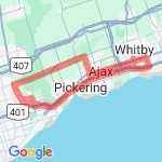 Scarborough/ Durham route map