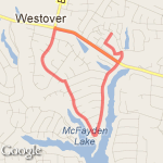 3 Miler route map