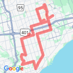 Scarborough 12 route map