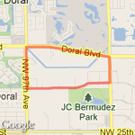 SOUTHCOM 1 route map