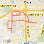 15 mile route route map