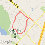 Bitters Road Walker Ranch route map