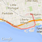 Lakeshore Run  route map