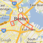 Public Garden Loop route map