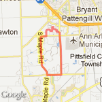 Lohr to Textile to Maple to home route map