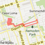 Running Room Hills 4X Glen Edyth route map