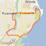 First 6 mile. Lincoln mem route map