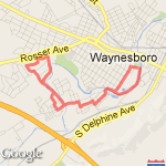 FF 10k One route map