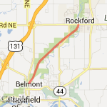 Post to trail route map