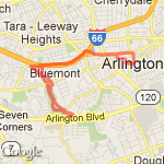 Run/Walk Route route map