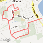 8k hills,  route map